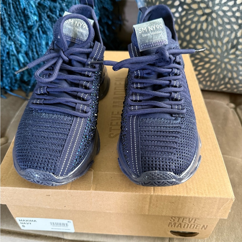 Steve Madden Women S Maxima Embellished Chunky Sneakers